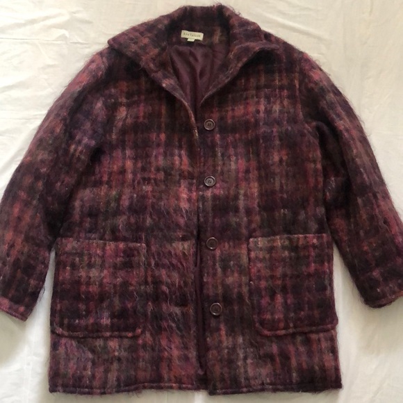 Ann Taylor Jackets & Blazers - Vintage Ann Taylor Mohair Wool Plaid Jacket